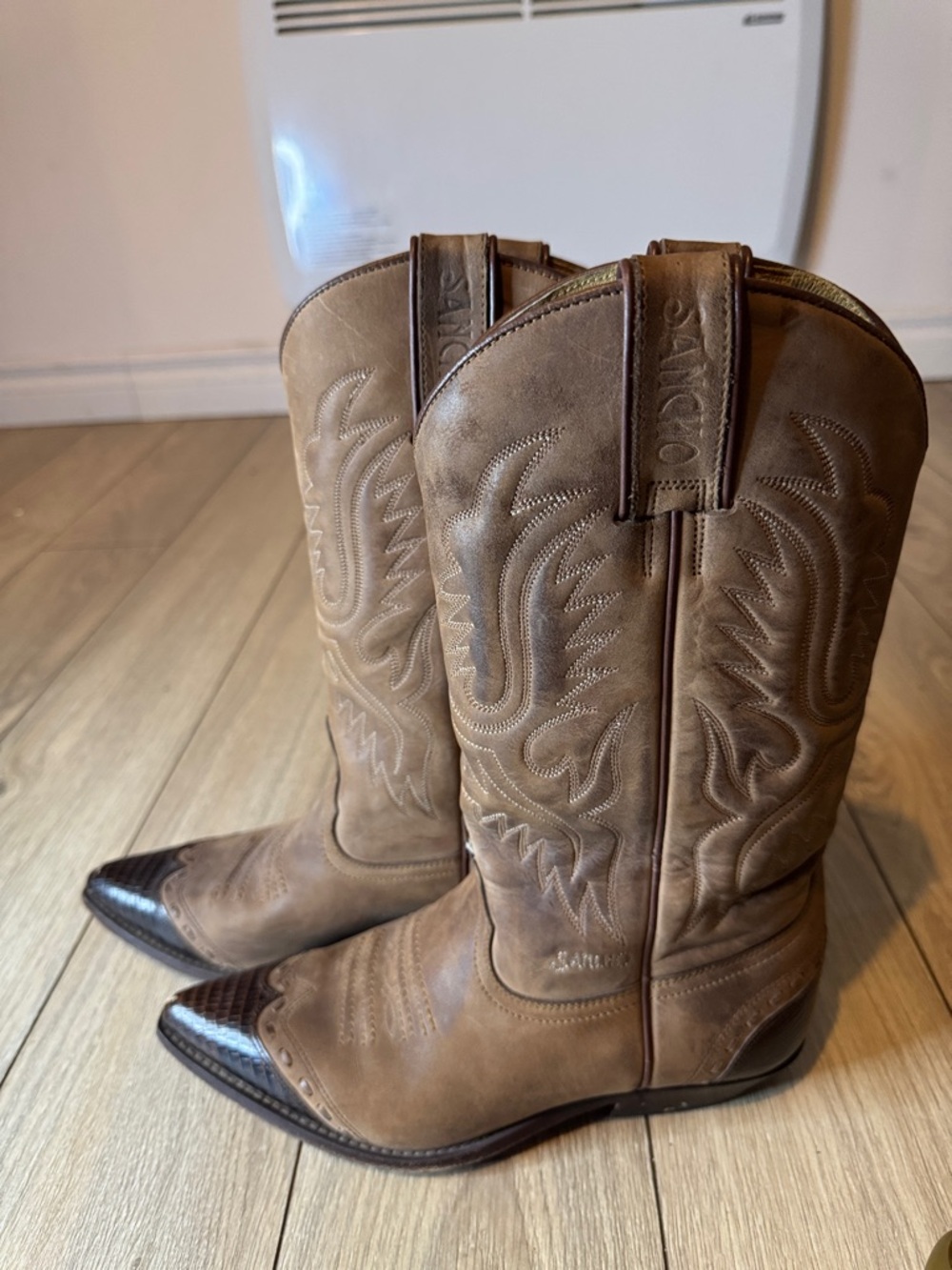 Sancho  Leather Western Boots
